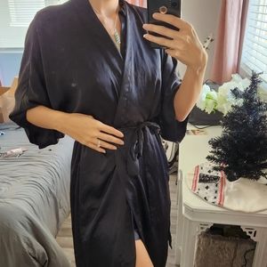 Satin Kimono Robe